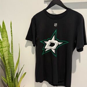 Dallas Stars Jamie Benn Reebok Black Cotton T-Shirt